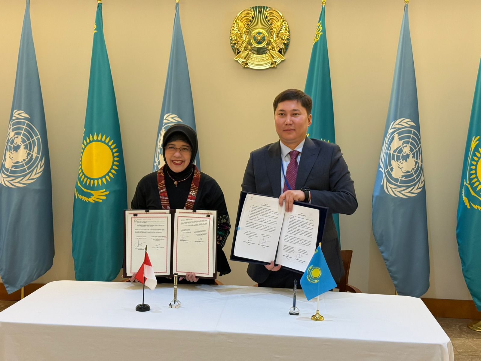 Казахстан подписал меморандум со статофисом Индонезии в Нью-Йорке